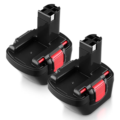2Stück BAT043 Ersatzakku für Bosch 12V Akku 4 8Ah NI-MH Werkzeugakku BAT045 BAT046 BAT049 BAT120 BAT139 2607335692 2607335274 GSR 12-2 12VE-2 PSR 12
