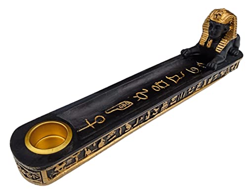 Incensário Porta Incenso EGITO ANTIGO Dourado e Preto Vários Modelos - Esfinge