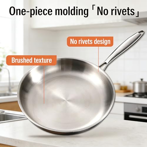 Sartén Wok de Acero Inoxidable 316 con Tapa 8.66 in miniatura 6