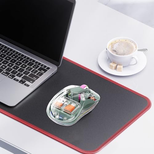 Control de computadora inalámbrico trimodal con luces RGB y clic silencioso para tabletas 3