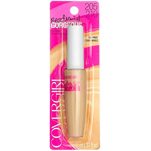 CoverGirl Ready, Set Gorgeous Concealer, Light/Medium [205/210] 0.37 oz (Pack of 2)