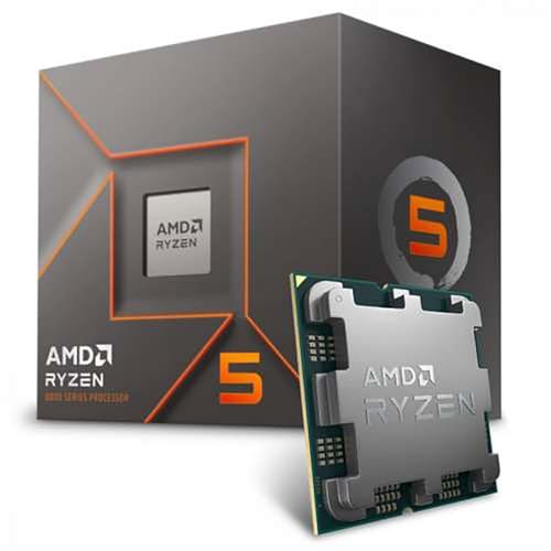 AMD Ryzen 5 8400F processor (6 Core/12 threads, 65W TDP, AM5 Socket, 22MB Cache, up to 4.7GHz max boost frequency, with wraith stealth cooler)