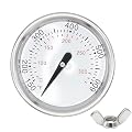 GLOWYE 60540/7581 Grill Thermometer for Weber Spirit 2, Q Series and Charcoal Grills, Replacement for Weber Spirit E/S 210, 220, 310 Gas Grills, BBQ Temperature Gauge, 1-13/16" Dia