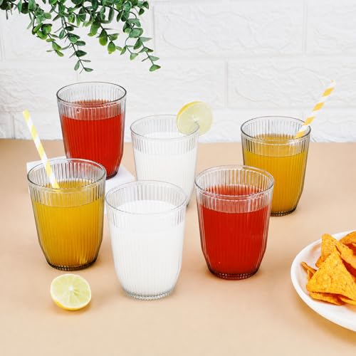 Image of Nayasa Crystal Plastic Glass Set of 6 | 325 ML | Unbreakable Drinking Glasses | Clear