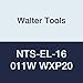 Walter Tools NTS-EL-16 011W WXP20 Carbide NTS Threading Inserts, External Thread, Full Profile, Whitworth (Pack of 10)