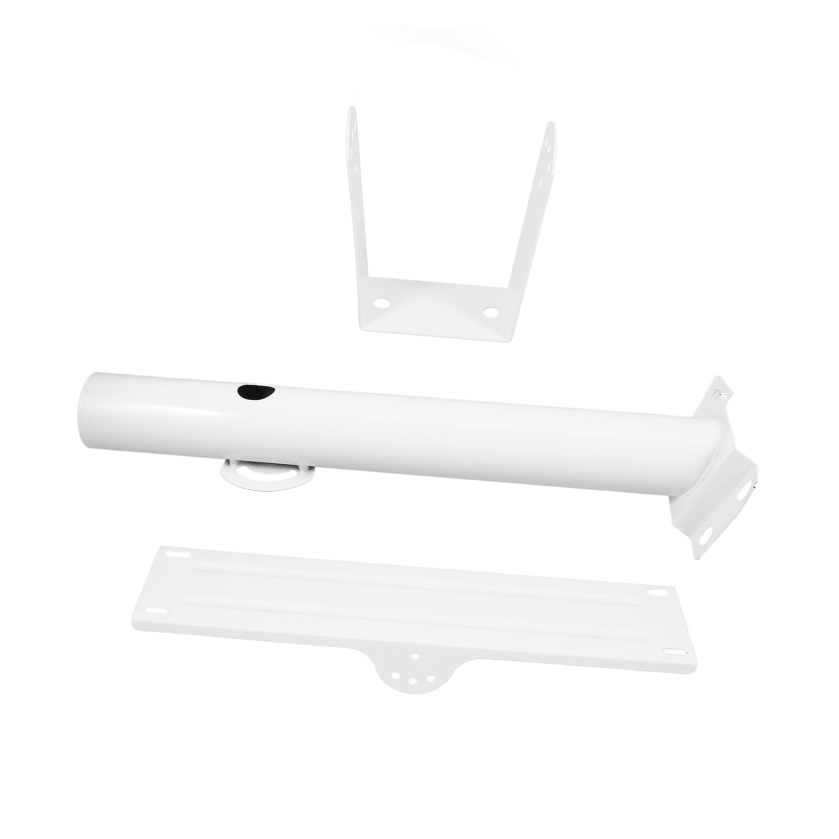 GRIRIW Solar Bracket Accessory Kit Pole Light Solar Powered Mounting Bracket Outdoor Deck Pole