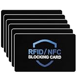 DiULi 6XRFID Blocker Karte, RFID Blocker Card, Ultradünne, Kreditkartenformat,...