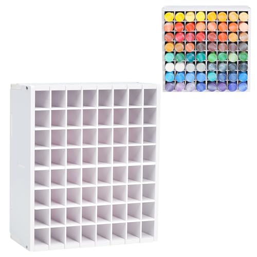 64 Grids Craft Paint Storage Organizer and Rack