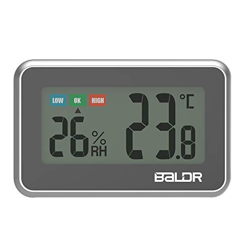 Digital Mini Indoor Thermometer Hygrometer – Fridge Thermometer With Humidity Gauge, Indoor Temperature