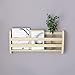 Revistero de madera maciza colgante de pared estante para revistas estante de pared estante para revistas estante para periódicos estante de exhibición creativa estante para periódicos estante para pe