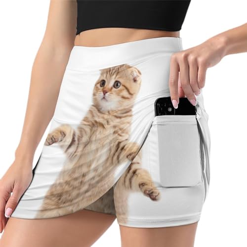 Jupe de tennis avec poche intégrée pour femme active : skort sport confortable