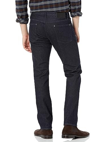 John Varvatos Men's J701 Regular Fit Denim, Blue Black2
