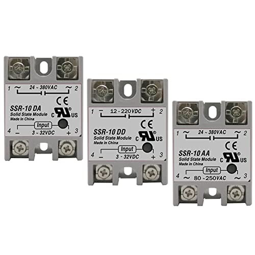 Relais à semi-conducteurs SSR-10A DC 3-32V pour contrôle de température PID