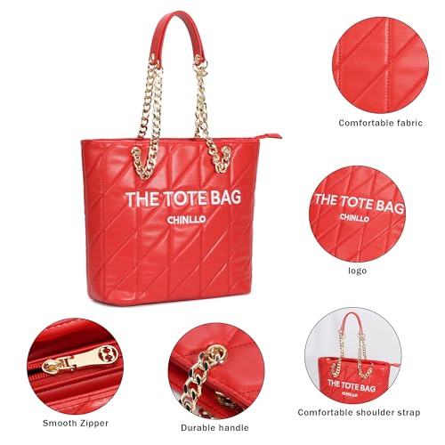 Image of Chinllo Tote Bag for Women, Medium Top Handle Handbags Purse