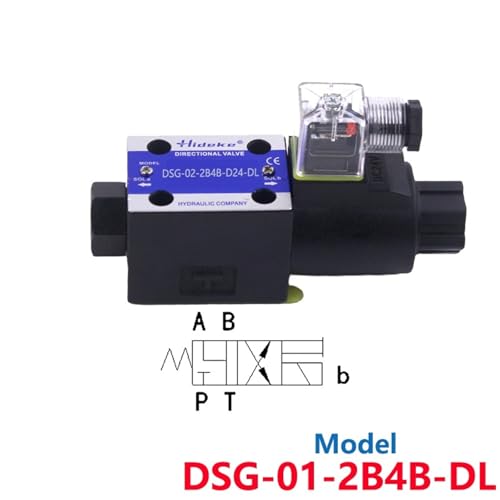 Distributeur 02-2B2L-D24-LW-50 avec commande par solénoïde basse tension 24V