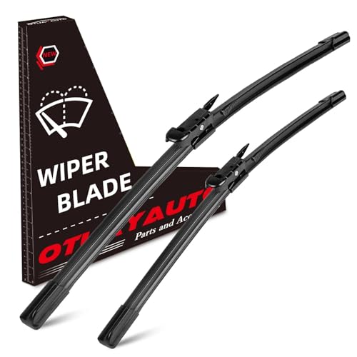 Image of Front windscreen wipers for A3 S3,Infiniti Q30,BMW M3 X1,Benz Serie A - OTUAYAUTO Wiper blades set 600 mm/475 mm