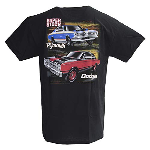David Carey Originals Dodge Plymouth Super Stock Tee - 2X - Black