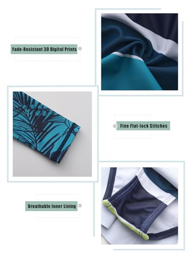 Image of Girls One Piece Swimsuits Long Sleeeve Swim Dress for Kids Girls Bathing Suits Summer Swimwear 3-16 Years