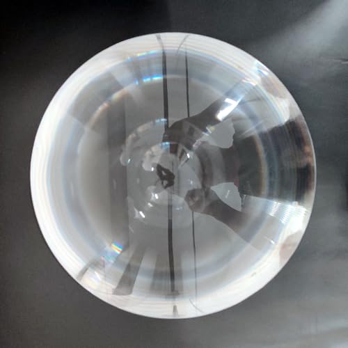 Image of Fresnel Lens Large, Diameter 400mm(15.74 inch), Focal Length 240mm(9.44 inch), Solar Death ray for Physics Classroom, Magnifiying Sheet Fire Starter for Solar Heating, Solar Oven, Acrylic Lens (not Glass)