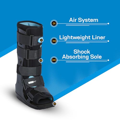 Ossur Formfit Walker Boot with Air - Medical Grade Walking Boot for Broken Foot, Sprained Ankle & Stable Fractures | Breathable Walker Boot for Strains, Sprains & Immobilization(High Top/X-Large) - Thumbnail 3