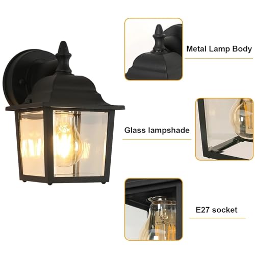 Applique murale extérieure vintage E27 LED pour éclairage jardin - 3