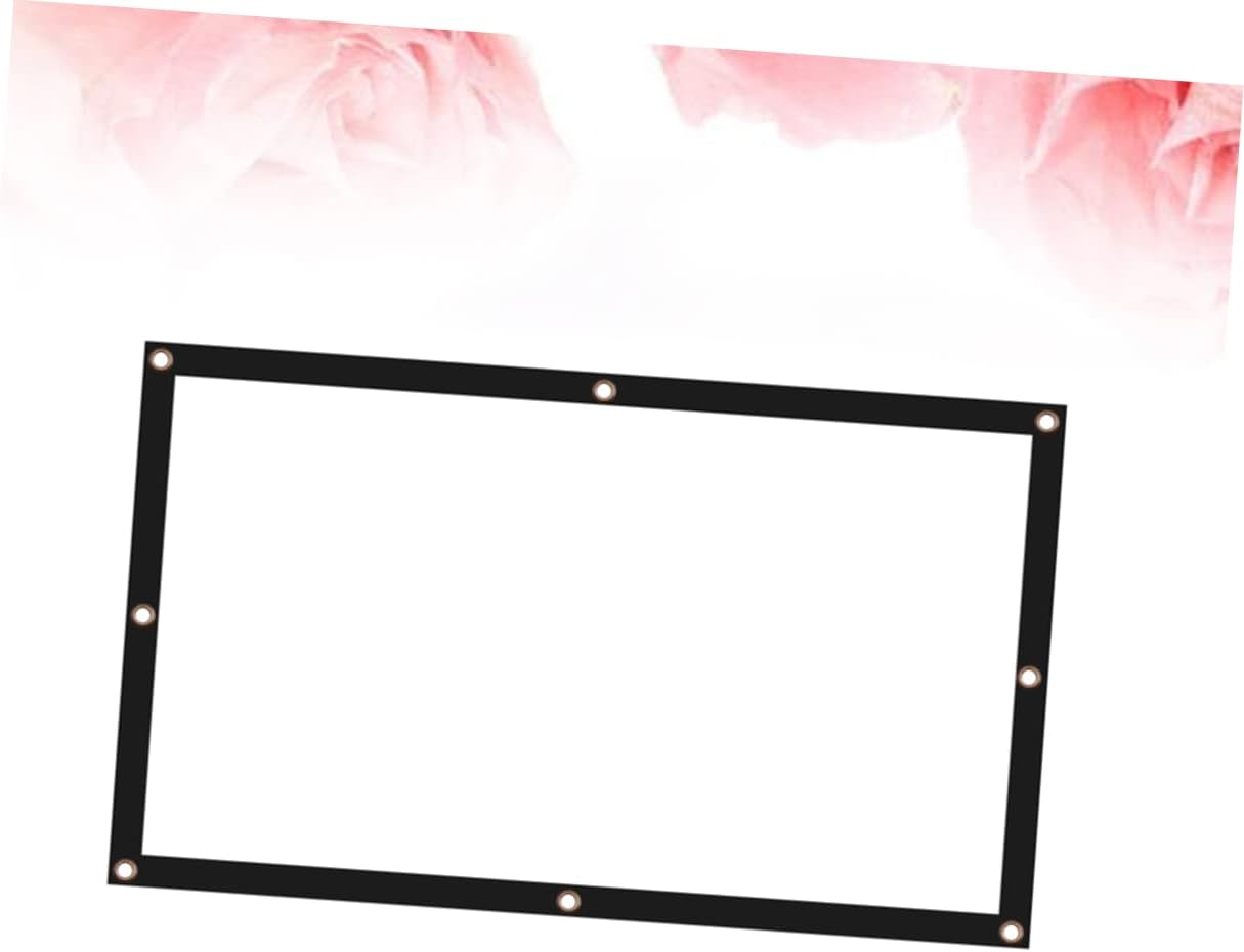 KICHOUSE Projector Screen Stand Outdoor Portable Projection Screen for Business Education Gaming