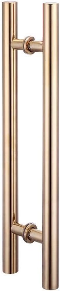 Sliding Door Handle Stainless Steel Swing Shower Door Handle,80CM/31.5in Glass Door Handle Set for Hotel Restaurant Kiten,Easy to Install(Color:d,Size:Hole 60CM/23.62")