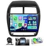 4G+64G Android 15 Radio for Mitsubishi Outlander Sport 2016-2022 Wireless CarPlay, 10'' Incell Full Touchscreen Stereo Android Auto Bluetooth 5G WiFi EQ FM RDS GPS WiFi SWC AHD Backup Camera