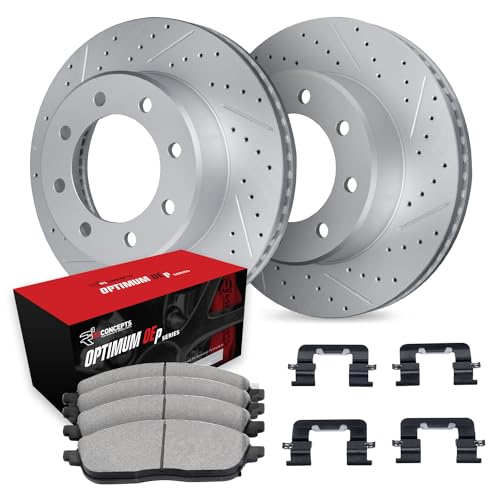 Image of R1 Concepts Rear Brake Kit Fits 2010-2012 Ford F-250, F-350