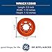 GE WR02X12008 Genuine OEM Evaporator Fan Grommet (Red) for GE Refrigerator