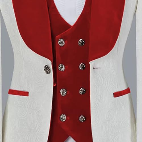 Blazer décontracté en jacquard homme veste col châle revers en pointe - 6