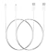 Lightning Cable, JETech 2-Pack 3.2ft USB Sync and Charging Lightning Cable for iPhone 6/6s/5/5S/5C, iPad 4, iPad Air 1/2, iPad Mini 1/2/3 (2-Pack) - 0456 (White)