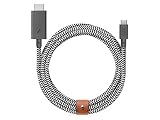 ITEM_NOE; USB 2.0 Native Union Belt - Cavo da USB-C a HDMI, 3 m, Zebra