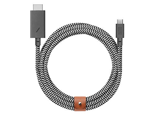 NATIVE UNION C&acirc;ble  USB-C vers HDMI 3 m Noir et Blanc
