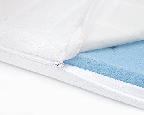 Matelas de parc carré Julius Zöllner Premium 97 x 112 cm blanc - 4