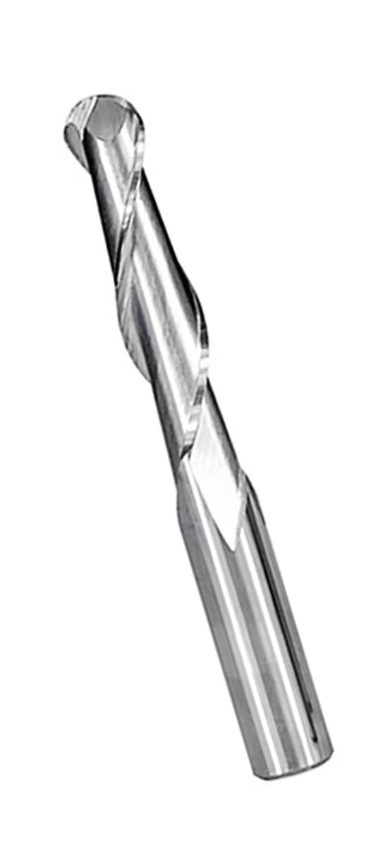Frez z węglików spiekanych, 2 ostrza, frez spiralny, 4 mm, 6 mm, chwyt 1 szt.(4x17x50)