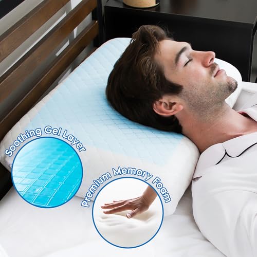 Almohada de Espuma Memory Foam 40.6x61 cm con Gel Frío miniatura 5