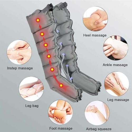 Massaggiatore per drenaggio linfatico, strumento elettrico a compressione dell'aria per tutto il corpo, per rilassamento di vita, braccia e gambe, dispositivo per massaggi pressoterapici
