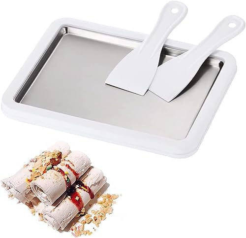 Molde para hacer helado con espátula, herramienta de cocina fácil de usar para helado casero, incluye utensilios antiadherentes para hornear y espátula duradera para servir perfectamente