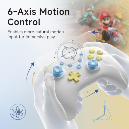 Image of Aolion gaming ROCOCO Cute Pastel Wireless Controller for Switch and PC