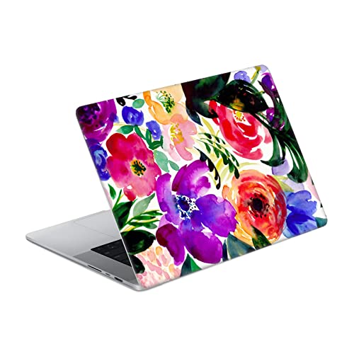Skin MacBook Pro 14 A2442 anti-rayure autocollant vinyle fleur jardin Mai Autumn