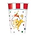 Disposable Paper Cups - 9 Oz | Circus Carnival | 8 Pcs