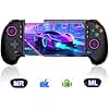 Mobile Game Controller for iPhone/Android Handheld Gaming, Wireless Phone Gaming Controller with Programmable /Hall Effect Joysticks & Analog Triggers/Adjustable Turbo for Steam Link, Call of Duty, Roblox &more