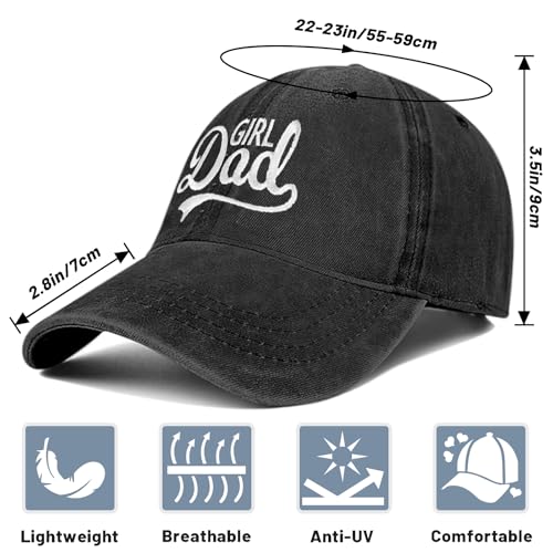 Image of Girl Dad Hat for Men,Girl Dad Gifts Fathers Day Birthday Christmas for Dad Trucker Hat Baseball Caps
