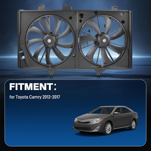 AUTOKAY Dual Condenser Cooling Radiator Fan for Toyota Camry 2012-2017 2.5L L4 Engine Replace TO3115169 622760 by AUTOKAY - Used condition - Image 5