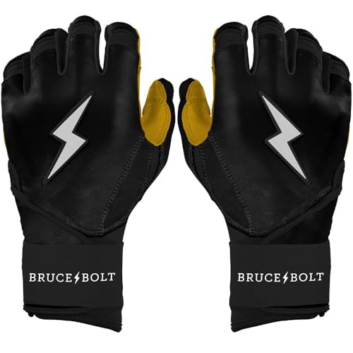 Bruce Bolt Long Cuff Batting Gloves