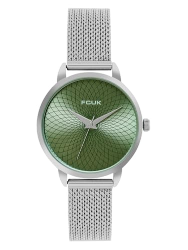 French Connnection Analog Green Dial Womens Watch-FCN026 (B0D3VGRCDZ) Amazon Price History, Amazon Price Tracker