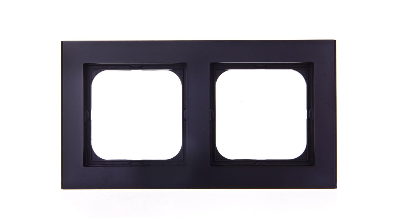 Ospel X Sonata Rahmen 2-Fach Schwarz Metallic R-2R/33