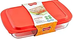 Refratário Lasanheira Retangular 5,3 Litros Assadeira Funda Marinex c/Tampa - 105250