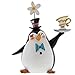 Enesco World of Miss Mindy Mary Poppins Penguin Waiters Figurine Set, 4.72 Inch and 5.9 Inch, Multicolor